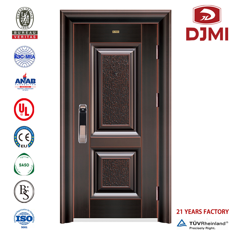 Profesionální kovový nový design Vstupní železné dveře pro ocelové dveře Contranier House v Číně Nový design Levné železné dveře Ocelové bezpečnostní dveře Rezidenční Zcela nové pro hotelové moderní dveře Vynikající ocelové dveře