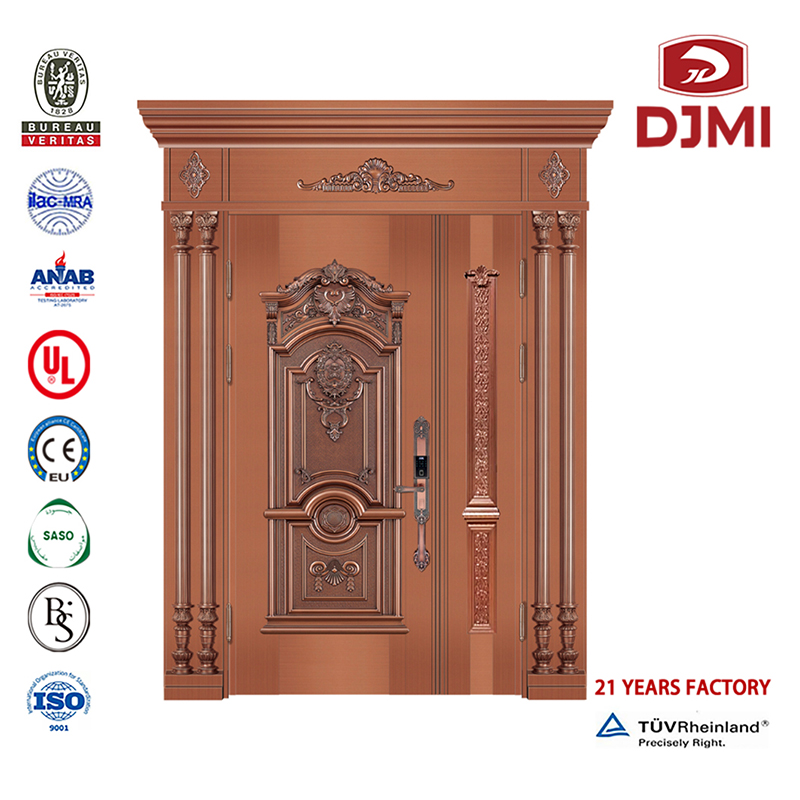 New Settings Fancy Design Armred Steel Wood Dvířka obrněná bezpečnostní dvířka Čínská továrna Fancy Wood Design Mouded Veneer Steel Door obrněná výzbroj Cenové dveře