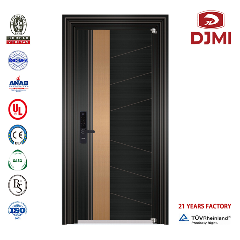 Ocel Wood Armour Doors Home Security Front European Style Armured Door, vysoce kvalitní horké matka a syn Exterior Metal Metal Ocel Security Doors Armour Line Levné nerezové oceli Urgaker Důkaz High Security Door