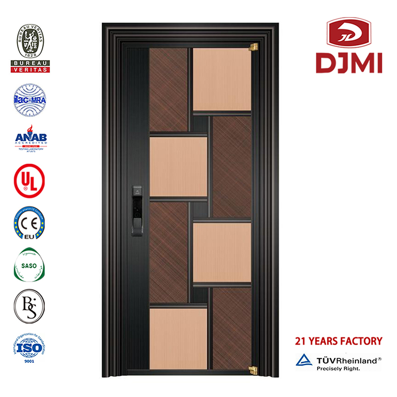 Wood Security Steel Door Cylinder Lock Armured Doors Chinese Factory Steel Wood Armour Doors Home Security Přední evropský styl obrněné dveře Vysoká kvalita horké matky a syna Exterior Metal Ocel Bezpečnostní dveře