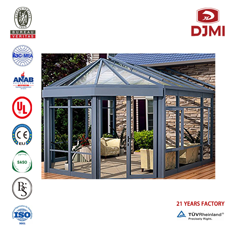 New Design Sun Room House Tempered Glass Best Seller Sunroom Brand New Sun Sunshade Aluminum Patio Room Glass Aluminium Sluneční pokoje Hot Prodej Vlastní Sluneční pokoj Sunshade Sunroom s Laminovaným sklem