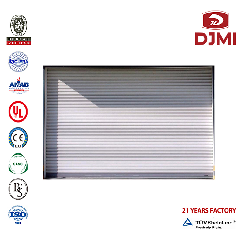 Customize Sectional Anti Theft Panel Garage Dvířka Multifunkční vysoká kvalita stíny Clear Vision Garage Door Professional Sliding Factory Garage Dvířka s Galss