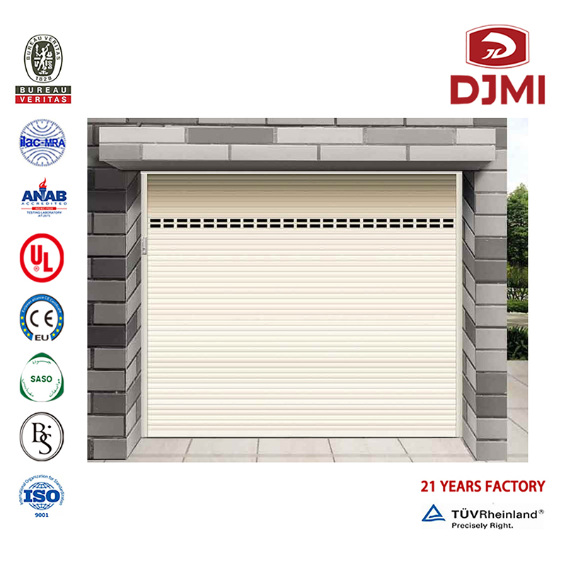 Nový design Modern í dveře s požární značkou Garage Over Door zbrusu nové levné dveře single 16X8 Garage Dvířka Hot Prodej Eletrické Roll up Doors White Garage Door