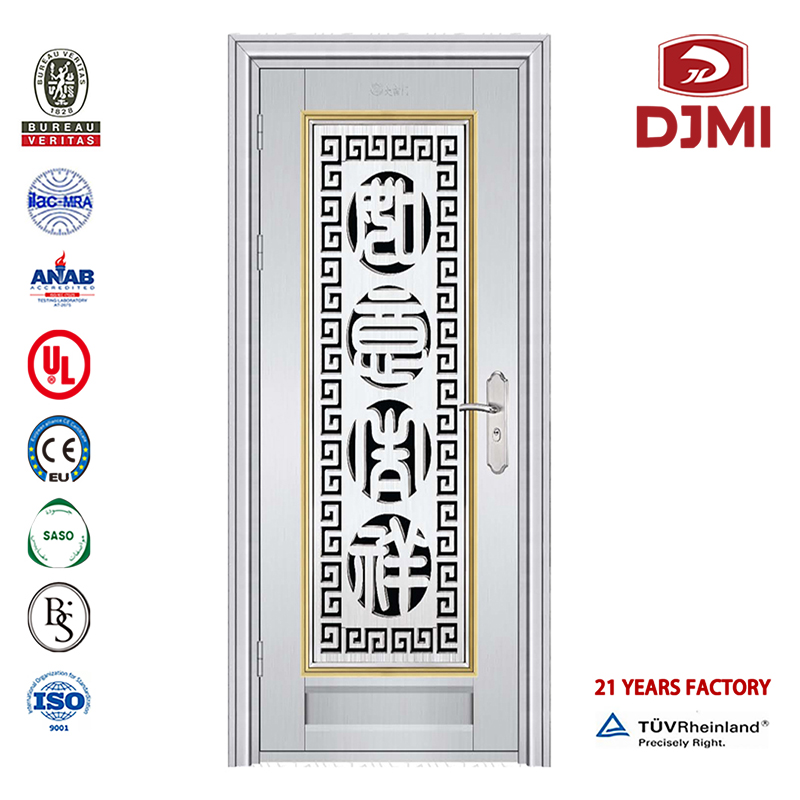 Bezpečnostní dveře výrobců listů a Windows Painting Nerez Steel Grill Door with Ss 304 Levné rezidenční dveře zamknout příslušenství Různé barevné brány s Ce Certification Nigérie Nerezové dveře