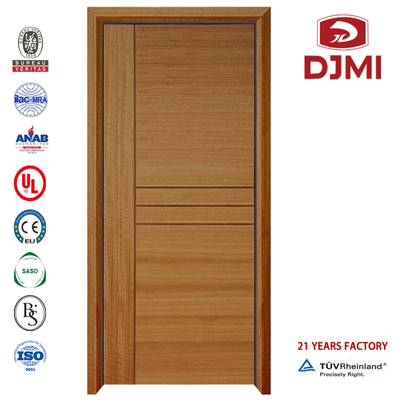 Vlastní Veneer Single Fire Proof Door Oak Solid Wood Interiér Doors New Settings 3X3 Frames China Výrobce Fire Hard Wood Door China Manufactory