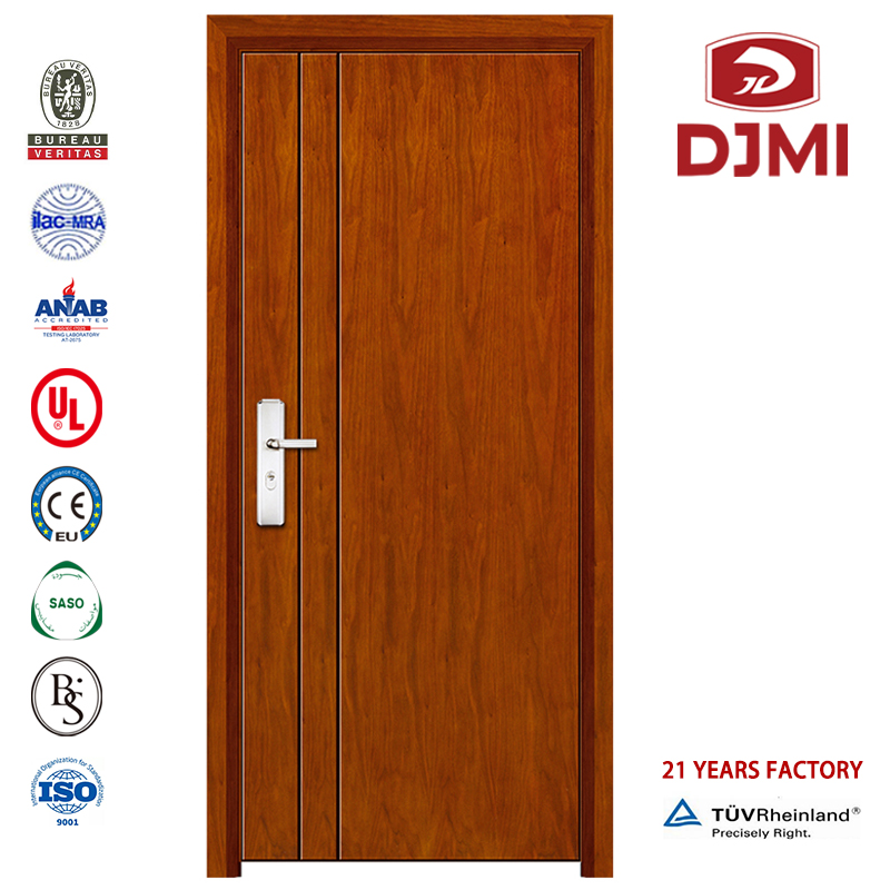 Čínská továrna Manufactuer Fd30 Steel Fire Door Plain Solid Wood Doors High Quality Ul Certified Wood Design Modern í požární dveře Wood Entry Doors