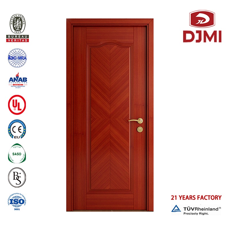 Skleněné řezané dekorativní dřevěné dveře vyřezávané levným vysoce kvalitním čajovým dvířkem se skleněnými vnitřními pevnými dřevěnými dveřmi přizpůsobenými vnitřními zařízeními stylem pumalování dokončeny 100% Wood Doors Solid Design Wooden Door