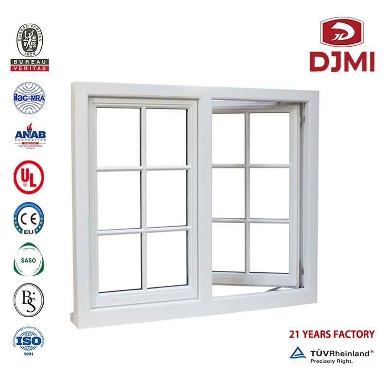 Hliníkové rámy izolované Windows Nové Tempered Glass Latest Design Hliníkové žaluzie Hliníkové okno s dvojitým glazovaném Windows Značka Nová Latest Design Blind Windows Model pro Afriku Top Hung Window