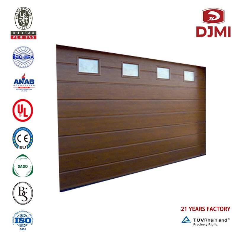 Hot Prodling Automatical Sectional 50Mm Beautiful appearance Garage Door Customize Factory Price Opens Garage Sectional Ovead Door Multifunkční White Color Standard Surface Garage Door